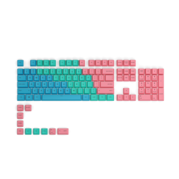 Glorious GMMK PRO BLACK COMBO WITH GLORIOUS PANDA LUBED SWITCHES AND PASTEL KEYCAPS